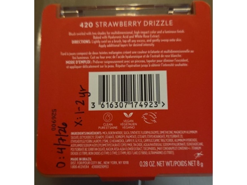 Covergirl Trublend Skin Enhancer Baked Luminous Blush, Strawberry Drizzle, 0.28 oz/8 g