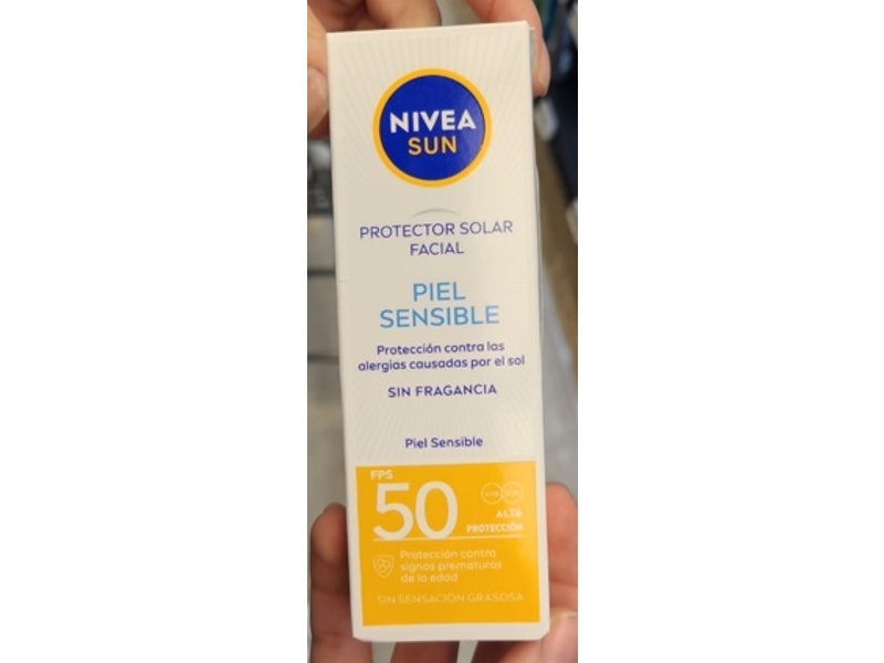 Nivea Sun Facial Sunscreen, SPF 50, 50 mL