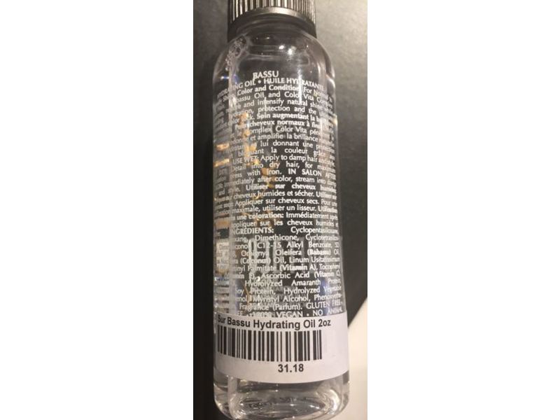 Surface Hair Bassu Hydrating Oil, 2 fl oz/60 mL