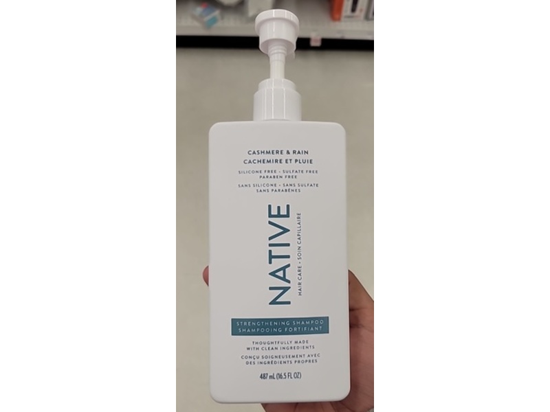 Native Strengthening Shampoo, Cashmere & Rain, 16.5 oz/487 mL