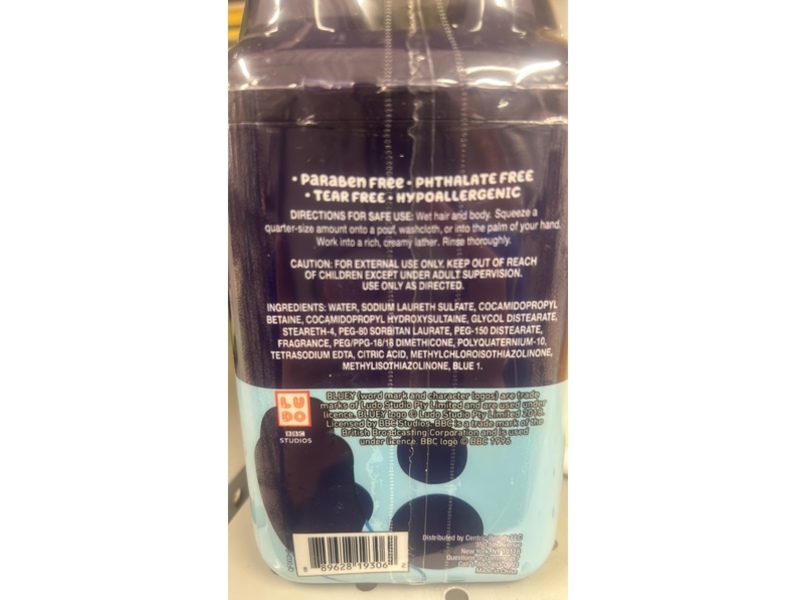 Blucy 3 In 1 Bodywash + Shampoo & Conditioner, 14.1 oz, 441 mL