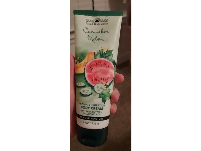 Bath & Body Works Ultimate Hydration Body Cream, Cucumber Melon, 8 oz /226 g