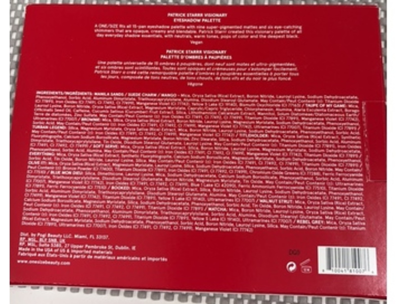 One Size Patrick Starrr Visionary Eyeshadow Palette, 0.05 oz/1.5 g