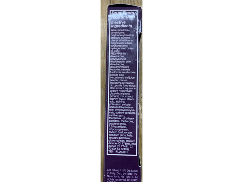 Tarte Shape Tape Cloud Coverage Sunscreen, SPF 15, 42H Tan Honey, 1 fl oz/30 mL