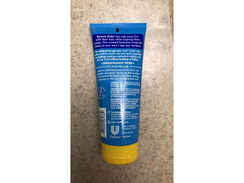 Suave Kids Styling Gel Cool Ocean Blast 7 Oz Ingredients And Reviews