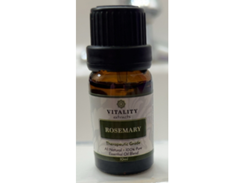 Vitality Extracts Therapeutic Grade All Natural 100 % Pure Essential Oil Blend, Rosemary, 10 mL