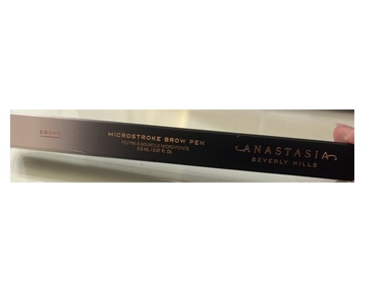 Anastasia Beverly Hills Microstroke Brow Pen, Ebony, 0.01 fl oz/0.5 mL
