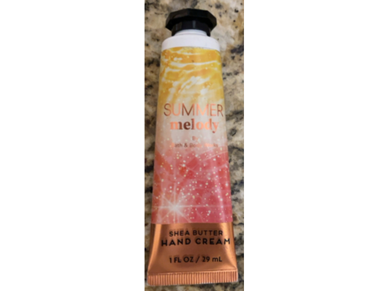 Bath & Body Works Summer Melody Hand Cream, Shea Butter, 1 fl oz/29 mL