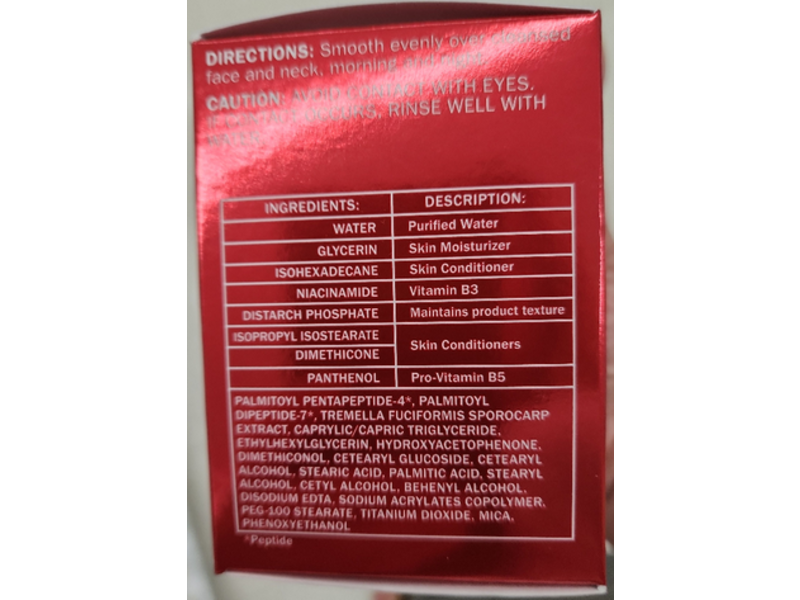 Olay Regenerist Collagen Peptide Hydrating Moisturizer, Fragrance Free, 1.7 oz/48 g