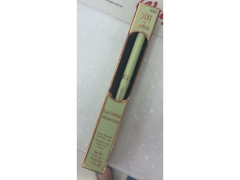 Pixi By Petra Eye Define Waterline, Tightline Black 0092, 0.01 fl oz/1.3 g