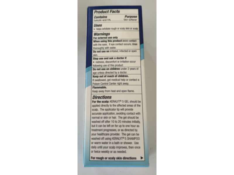 Keralyt Exfoliating Gel, Beta-Hydroxyacid, 2.1 oz/60 g