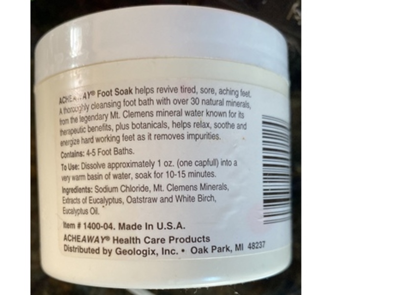 Ache Away Foot Soak, 5 oz