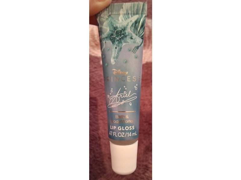 Bath & Body Works Disney Princess Lip Gloss, Ariel, 0.47 fl oz/14 mL