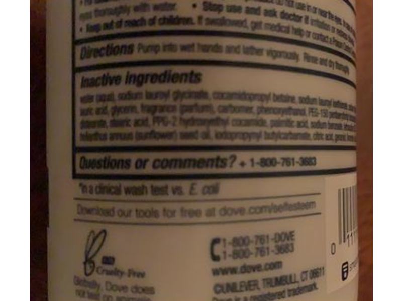 Dove Care & Protect Hand Wash, Antibacterial, 13.5 oz/400 mL