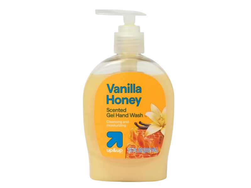 Up & Up Gel Hand Wash, Vanilla Honey Scented, 7.5 fl oz/222 mL