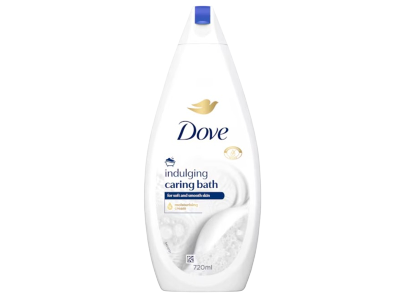Dove Indulging Moisturising Cream Caring Bath, 24.34 fl oz/720 mL