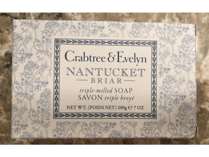Crabtree & Evelyn Nantucket Briar Triple-Milled Soap, 7 oz/200 g, 2 Pack