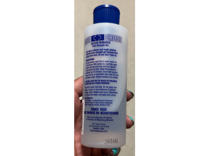 Blue Cross Callus Remover Extra Strength Gel, 6 fl oz/177 mL