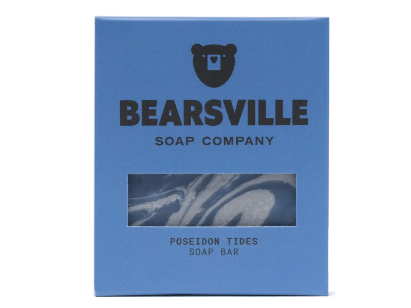 Bearsville Soap Bar, Poseidon Tides, 5 oz