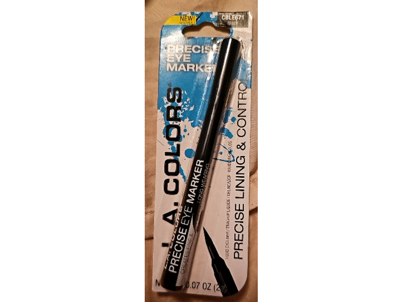 L.A.Colors Precise Lining & Control Eye Marker, Black, 0.07 oz/2 g