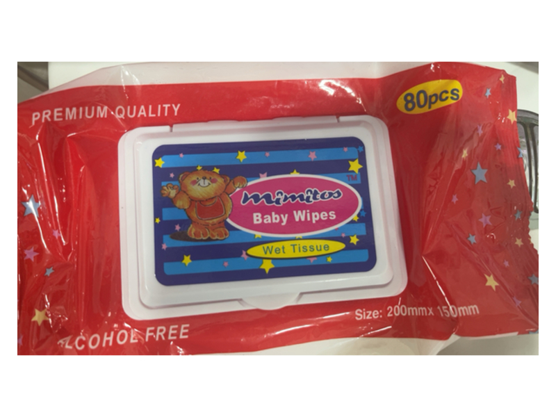 Mimitos Baby Wipes, 80 Count