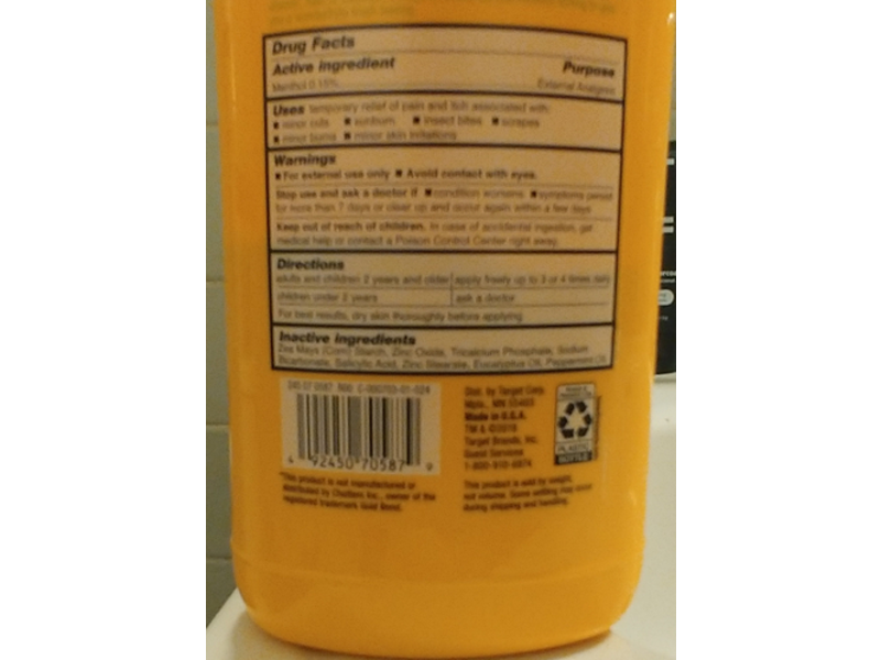 Up & Up Medicated Body Powder, 10 oz/283 g