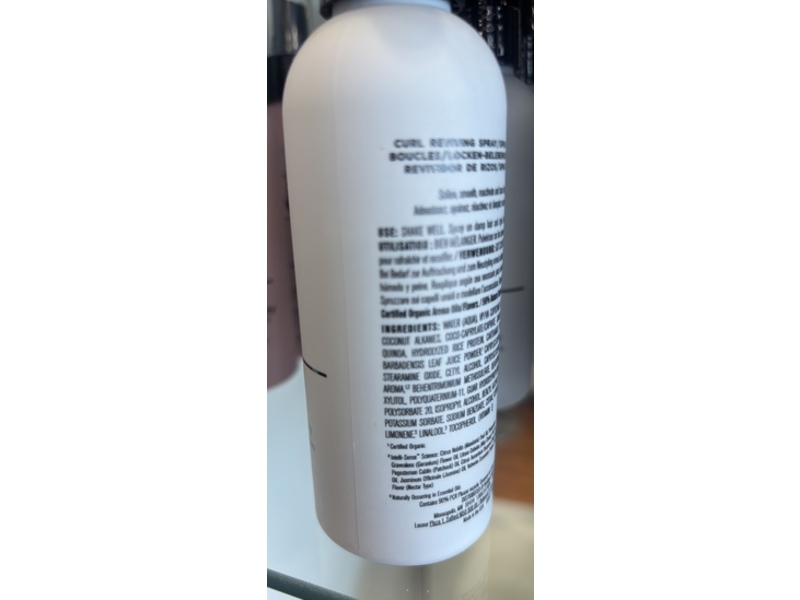 Intelligent Nutrients I-N Intelli-Sense- Bell Curve Curl Reviving Spray, 5 fl oz/150 mL