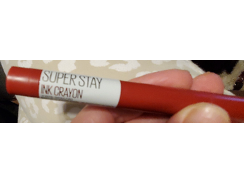 Maybelline New York Superstay Ink Crayon Lipstick, 135 Make Moves, 0.04 oz