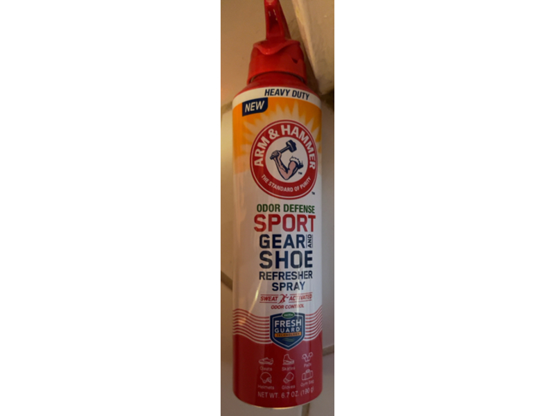 Arm & Hammer Odor Defense Sport Gear & Shoe Refresher Spray, 6.7 oz/190 g