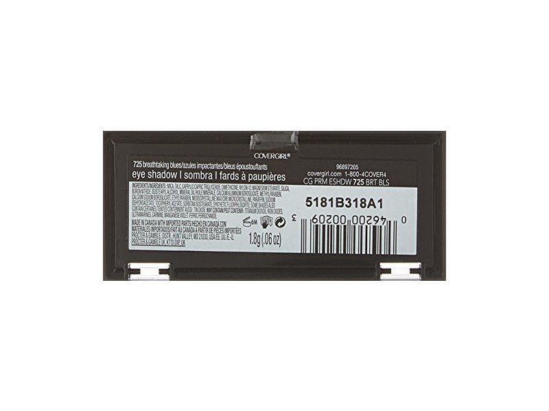 CoverGirl Eyeshadow, 725, 6 oz/1.8 g