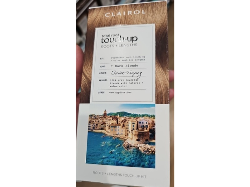 Clairol Total Root + Length Touch-up Kit, 7 Dark Blonde, 1 Application