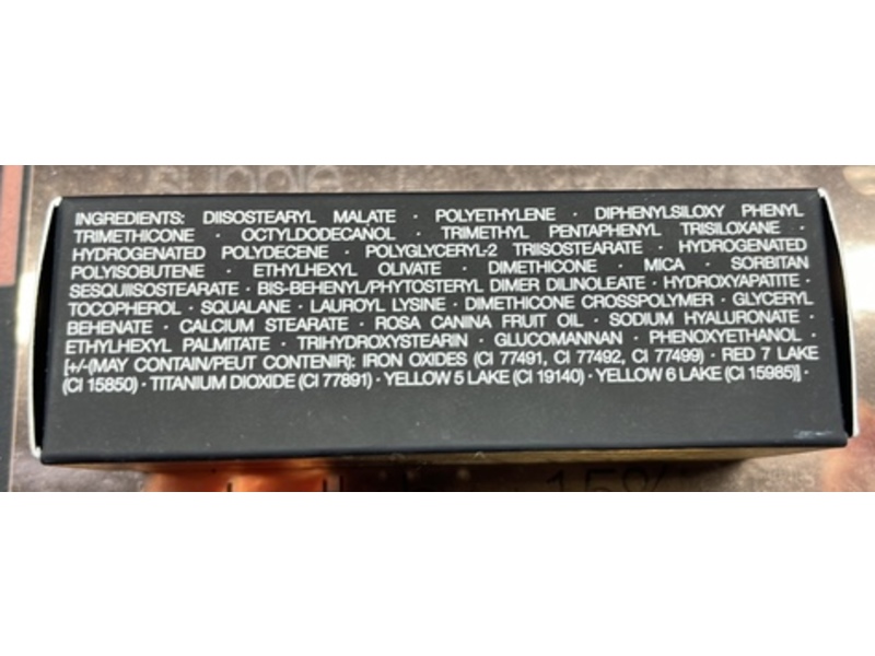 NARS Refillable Rechargeable Explicit Lipstick, Excess 806 Auburn Brown, 0.13 oz/3.8 g