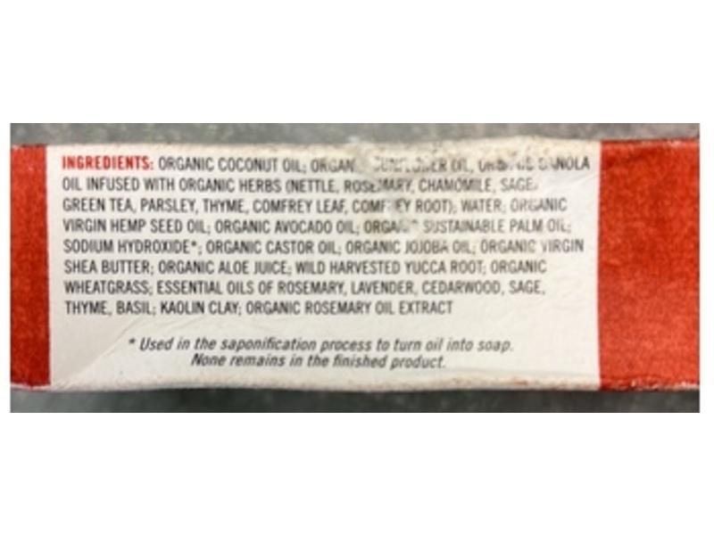 Chagrin Valley Soap & Salve Natural Shampoo Bar, Herb Garden Lavender & Rosemary, 5.6 oz/159 g