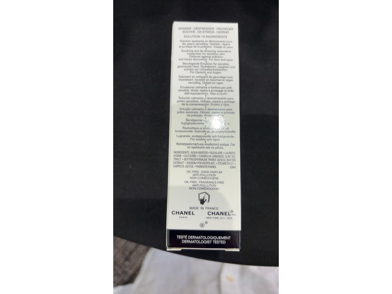 Chanel La Solution 10 De Chanel Sensitive Skin Cream, 30ml