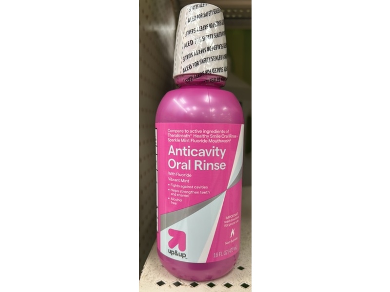 Up & Up Anticavity Oral Rinse, 16 fl oz/473 mL