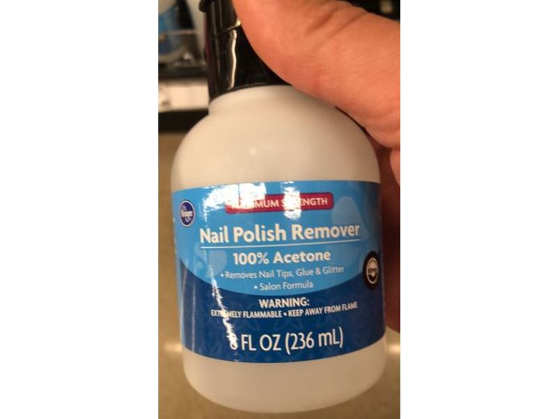 Kroger Maximum Strength Nail Polish Remover, 8 fl oz/236 mL