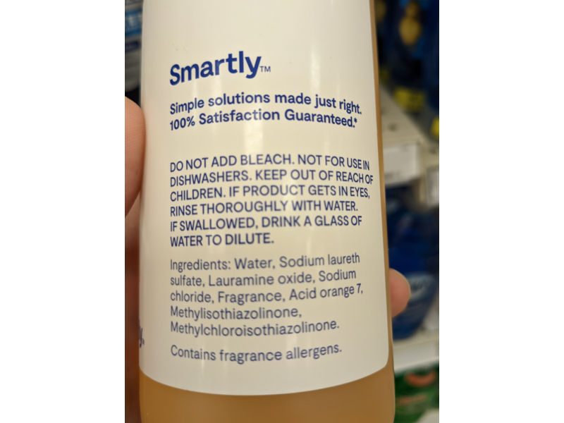 Smartly Liquid Dish Soap, Citrus Grove, 10 fl oz/295.7 mL