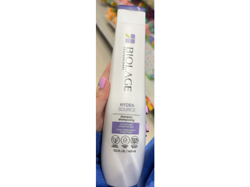 Biolage Hydra Source Shampoo, Aloe, 13.5 fl oz/400 mL