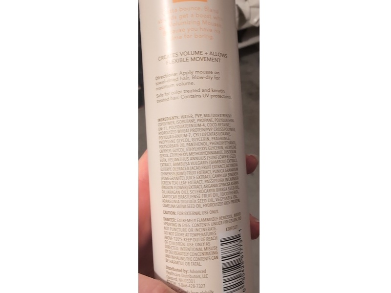 Gsq By Glamsquad Volumizing Mousse, Marula Oil, 8.5 oz/240.97 g