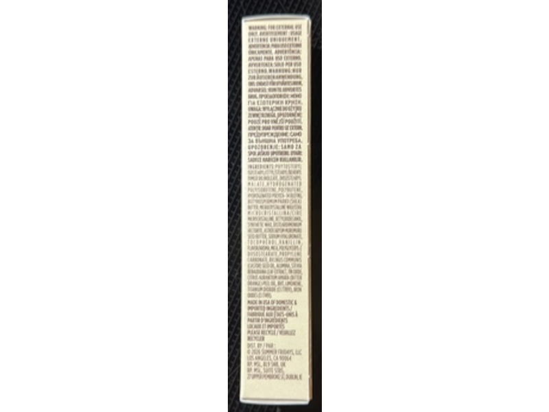 Summer Fridays Lip Butter Balm, Toasted Marshmallow, 0.5 oz/15 g