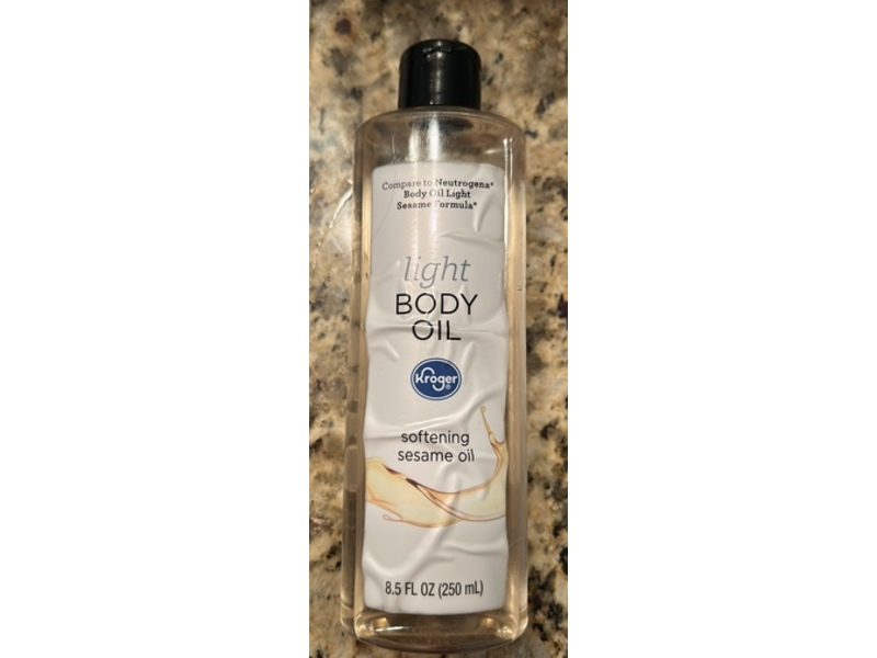 Kroger Light Body Oil, Sesame Oil, 8.5 fl oz/250 mL