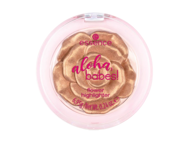Essence Aloha Babes Flower Highlighter, 01 Paradise Glow Repeat, 0.24 oz/6.95 g