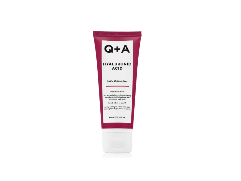 Q+A Daily Moisturiser, Hyaluronic Acid, 2.5 fl oz/75 mL