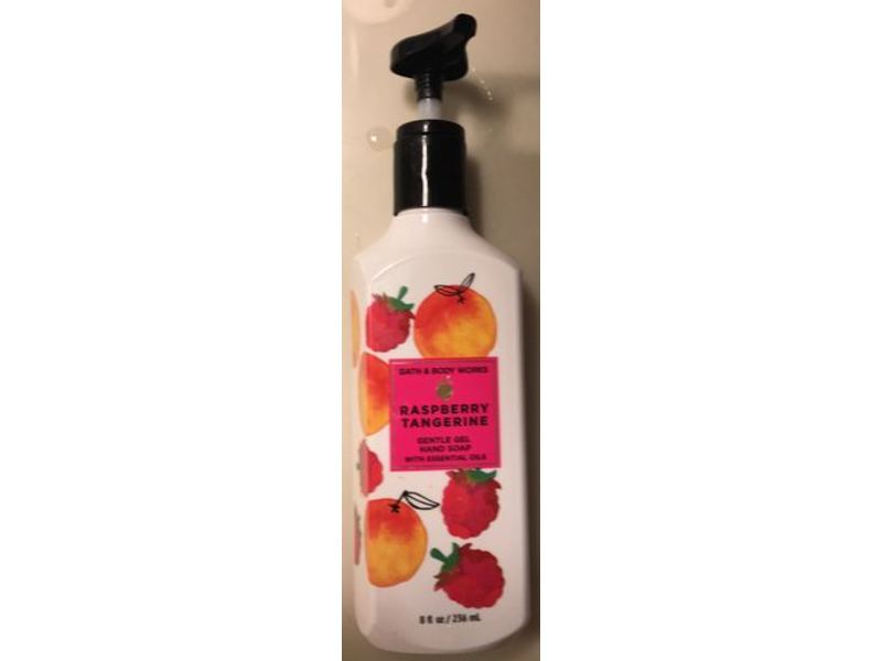 Bath & Body Works Gentle Gel Hand Soap, Raspberry Tangerine, 8 fl oz/256 mL