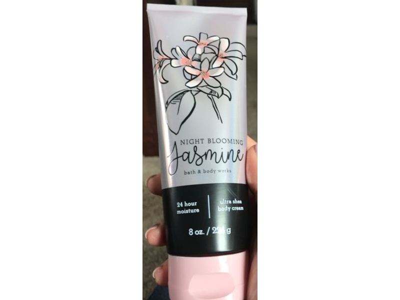 Bath and Body Works Night Blooming Ultra Shea Body Cream, Jasmine, 8 oz/226 g