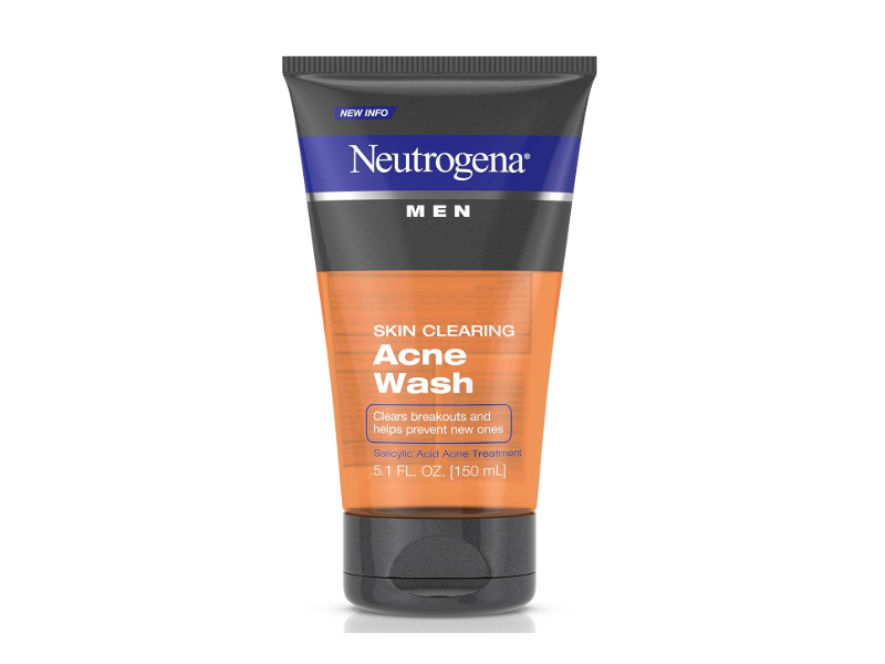 Neutrogena Men Skin Clearing Acne Wash, 5.1 fl oz/150 mL