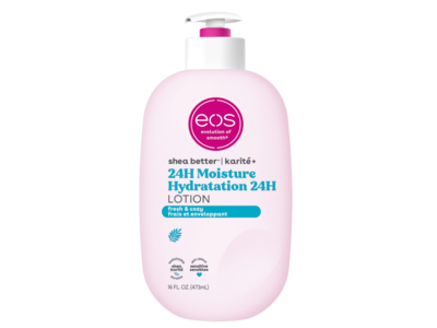 Eos 24H Moisture Hydration Lotion, Fresh & Cozy, 16 fl oz/473 mL