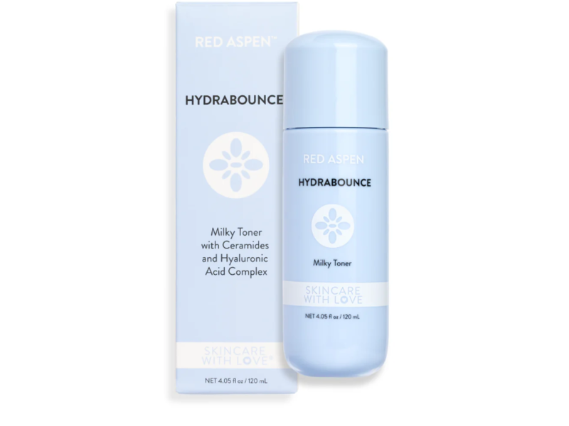 Red Aspen Hydra Bounce Milky Toner, 4.05 fl oz/120 mL