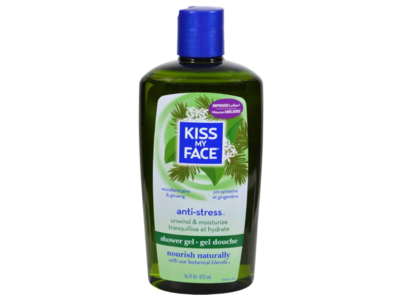 Kiss My Face Anti Stress Shower Gel, 16 fl oz/473 mL