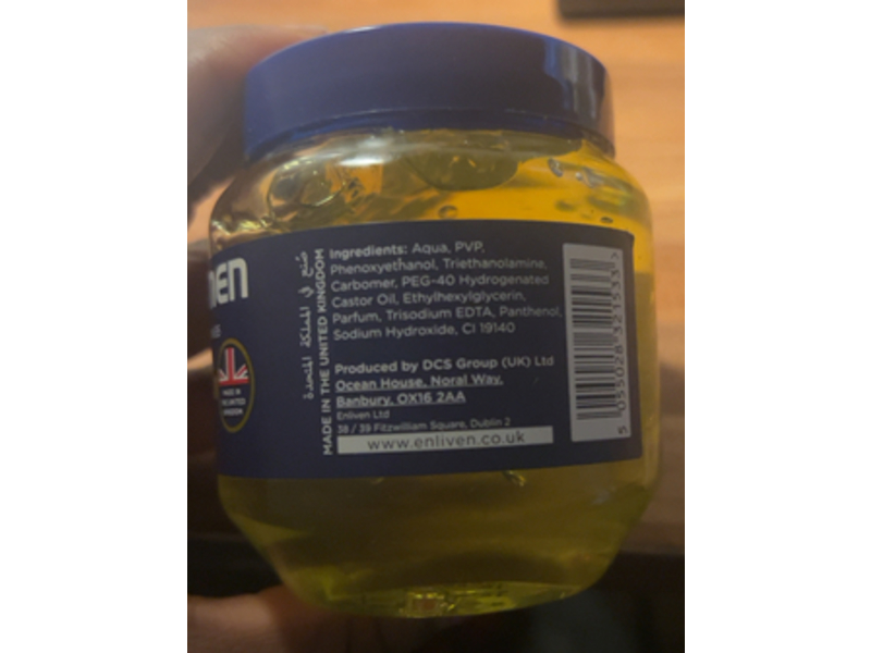 Enliven Men Hair Gel, Pro-Vitamin B5, 8.8 fl oz/250 mL